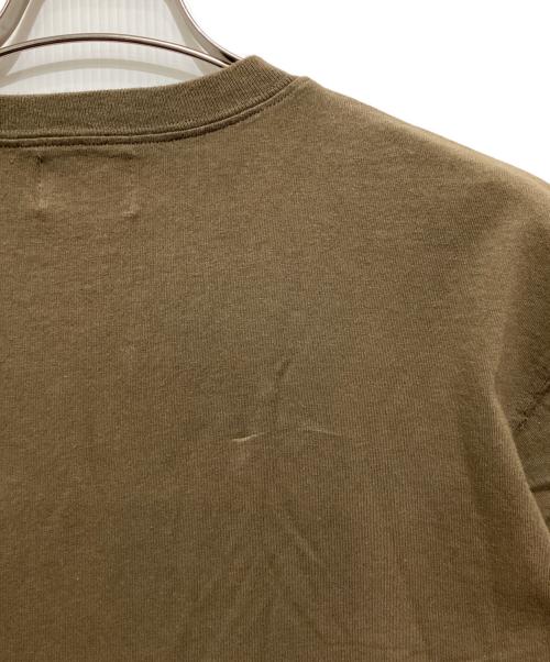 stussy（ステューシー）stussy (ステューシー) レタープリントTシャツ / プリントTシャツ カーキ サイズ:XLの古着・服飾アイテム