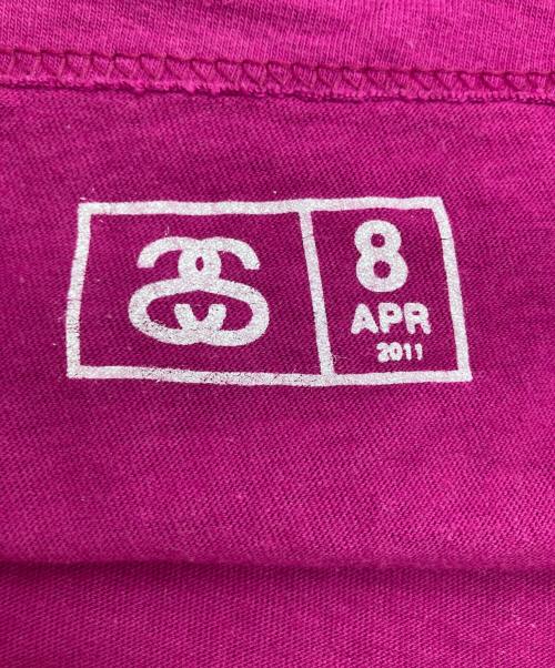 stussy（ステューシー）stussy (ステューシー) MARVEL (マーベル) マーベルヒーローズVSヴィラン Tシャツ パープル サイズ:XLの古着・服飾アイテム