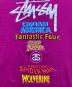 中古・古着 stussy (ステューシー) MARVEL (マーベル) マーベルヒーローズVSヴィラン Tシャツ パープル サイズ:XL：7000円