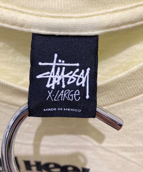 stussy（ステューシー）stussy (ステューシー) HEEL BRUISE TEE イエロー サイズ:XLの古着・服飾アイテム