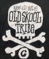 中古・古着 stussy (ステューシー) WORLD WIDE OLD SKOOL TRIBE Tee / ワールドワイドオールドスクールトライブ スカル Tシャツ ブラック サイズ:XXL：7000円