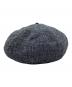Porter Classic (ポータークラシック) 刺し子 インディゴ ベレー帽 グレー：7000円
