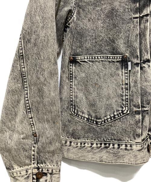 SUGARHILL（シュガーヒル）SUGARHILL (シュガーヒル) ACID WASHED MODERN DENIM JACKET ブラック サイズ:Lの古着・服飾アイテム