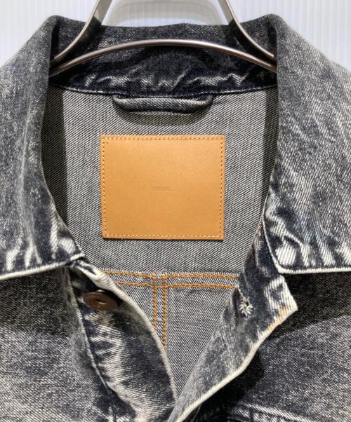 SUGARHILL（シュガーヒル）SUGARHILL (シュガーヒル) ACID WASHED MODERN DENIM JACKET ブラック サイズ:Lの古着・服飾アイテム