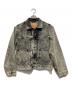SUGARHILL（シュガーヒル）の古着「ACID WASHED MODERN DENIM JACKET」｜ブラック