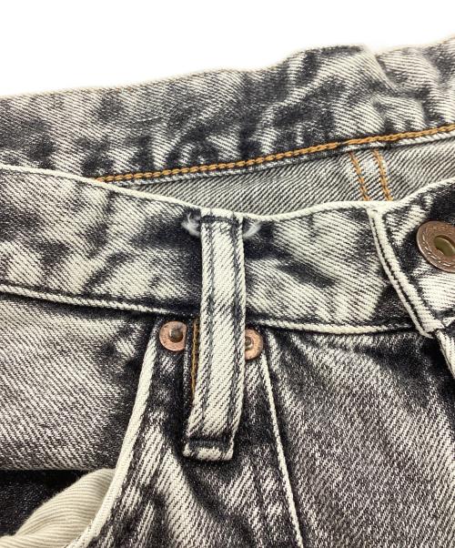 SUGARHILL（シュガーヒル）SUGARHILL (シュガーヒル) ACID WASHED MODERN WESTERN WIDE TROUSERS アシッドウォッシュモダンウエスタンワイドトラウザーデニムパンツ グレー サイズ:32の古着・服飾アイテム