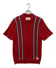 WACKO MARIA（ワコマリア）の古着「24SS STRIPED KNIT POLO SHIRT」｜レッド