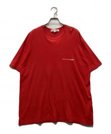 COMME des GARCONS SHIRT（コムデギャルソンシャツ）の古着「ロゴプリントTシャツ / プリントTシャツ」｜レッド