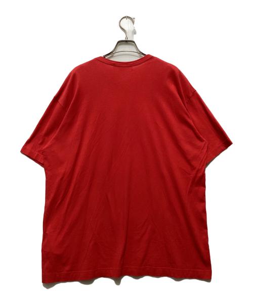 COMME des GARCONS SHIRT（コムデギャルソンシャツ）COMME des GARCONS SHIRT (コムデギャルソンシャツ) ロゴプリントTシャツ / プリントTシャツ レッド サイズ:Sの古着・服飾アイテム