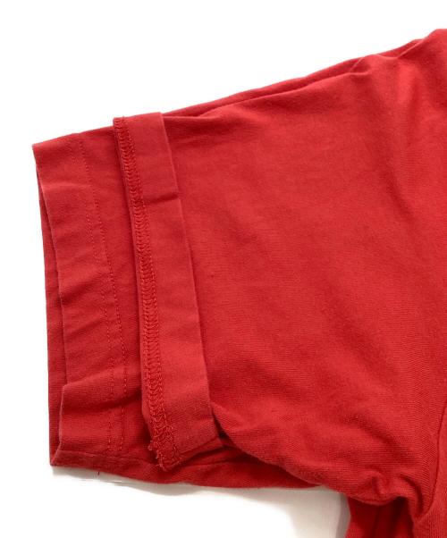 COMME des GARCONS SHIRT（コムデギャルソンシャツ）COMME des GARCONS SHIRT (コムデギャルソンシャツ) ロゴプリントTシャツ / プリントTシャツ レッド サイズ:Sの古着・服飾アイテム