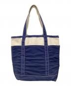 L.L.Beanエルエルビーン）の古着「カスコベイ6ポケットトートバッグ」｜ネイビー×アイボリー