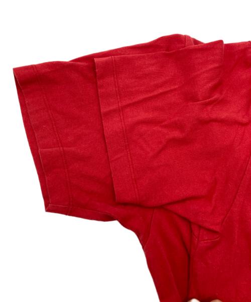 OFFWHITE（オフホワイト）OFFWHITE (オフホワイト) CABIN BAGGAGE キャビンバゲッジ エアポートテープ アロー Tシャツ レッド サイズ:Mの古着・服飾アイテム