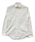 LOUIS VUITTONルイ ヴィトン）の古着「トリコロールドットL/Sシャツ」｜ホワイト