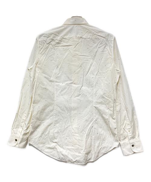 LOUIS VUITTON（ルイ ヴィトン）LOUIS VUITTON (ルイ ヴィトン) トリコロールドットL/Sシャツ ホワイト サイズ:39 15 1/2の古着・服飾アイテム