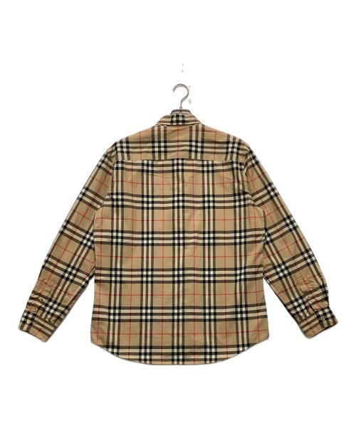 BURBERRY（バーバリー）BURBERRY (バーバリー) ノバチェックL/Sシャツ ブラウン サイズ:Lの古着・服飾アイテム