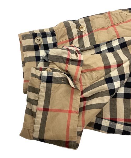 BURBERRY（バーバリー）BURBERRY (バーバリー) ノバチェックL/Sシャツ ブラウン サイズ:Lの古着・服飾アイテム
