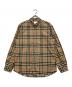 BURBERRY（バーバリー）の古着「ノバチェックL/Sシャツ」｜ブラウン