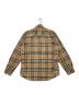 BURBERRY (バーバリー) ノバチェックL/Sシャツ ブラウン サイズ:L：25000円