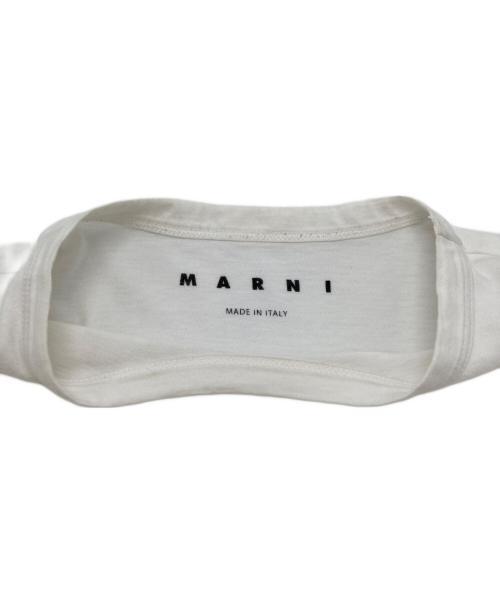 MARNI（マルニ）MARNI (マルニ) プリントTシャツ ホワイト サイズ:50の古着・服飾アイテム