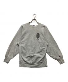 Champion REVERSE WEAVE（チャンピオン リバース ウィーブ）の古着「90's カレッジ バックプリント スウェット」｜グレー