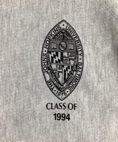 Champion REVERSE WEAVE（チャンピオン リバース ウィーブ）Champion REVERSE WEAVE (チャンピオン リバース ウィーブ) 90's カレッジ バックプリント スウェット グレー サイズ:X-LARGEの古着・服飾アイテム