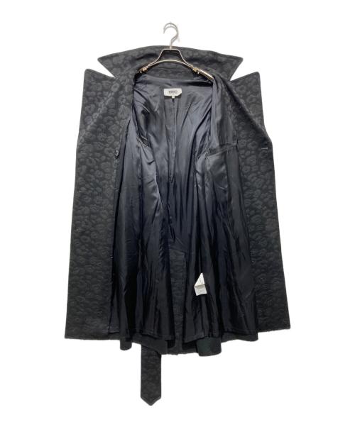 MM6 Maison Margiela（エムエムシックスメゾンマルジェラ）MM6 Maison Margiela (エムエムシックスメゾンマルジェラ) 20AW ジャガードトレンチコート ブラック サイズ:Sの古着・服飾アイテム