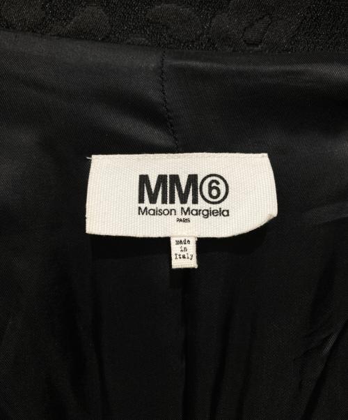 MM6 Maison Margiela（エムエムシックスメゾンマルジェラ）MM6 Maison Margiela (エムエムシックスメゾンマルジェラ) 20AW ジャガードトレンチコート ブラック サイズ:Sの古着・服飾アイテム