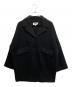 MM6 Maison Margiela（エムエムシックスメゾンマルジェラ）の古着「23AWウール混ショートコート」｜ブラック