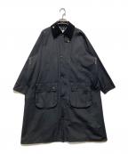 Barbour×BEAMS BOYバブアー×ビームスボーイ）の古着「別注 Balvenie LongJacket バルヴェニーロングジャケット コート」｜ブラック