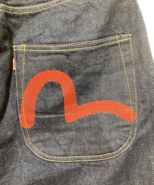 EVISU（エヴィス）EVISU (エヴィス) HELLO KITTY (ハローキティ) 2001 No.2  刺繍カモメ デニムパンツ インディゴ サイズ:32×35の古着・服飾アイテム