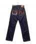 EVISU（エヴィス）の古着「2001 No.2  刺繍カモメ デニムパンツ」｜インディゴ