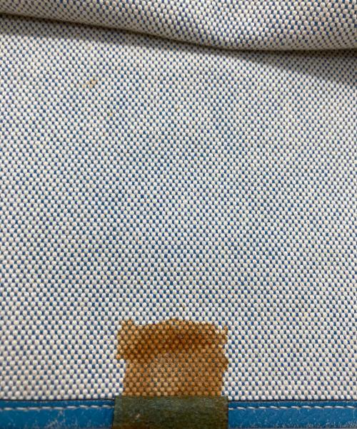 HERMES（エルメス）HERMES (エルメス) トートバッグ ベージュ×ブルージーンの古着・服飾アイテム
