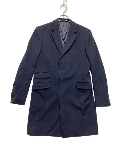 GUCCI（グッチ）GUCCI (グッチ) ウールチェスターコート ネイビー サイズ:Lの古着・服飾アイテム