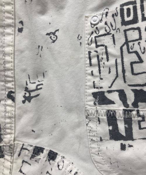 DIESEL（ディーゼル）DIESEL (ディーゼル) グラフィックパンツ ホワイト サイズ:Sの古着・服飾アイテム