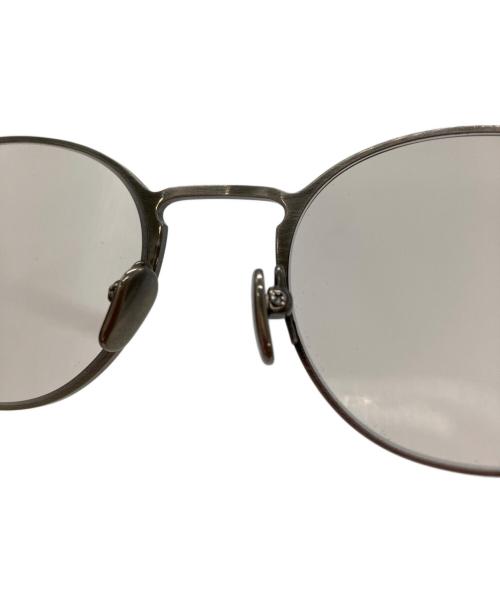 KEARNY（カーニー）KEARNY (カーニー) 伊達眼鏡 シルバー×ベージュ サイズ:47□20-145の古着・服飾アイテム