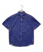 stussyステューシー）の古着「SSリンクS/Sシャツ」｜ネイビー