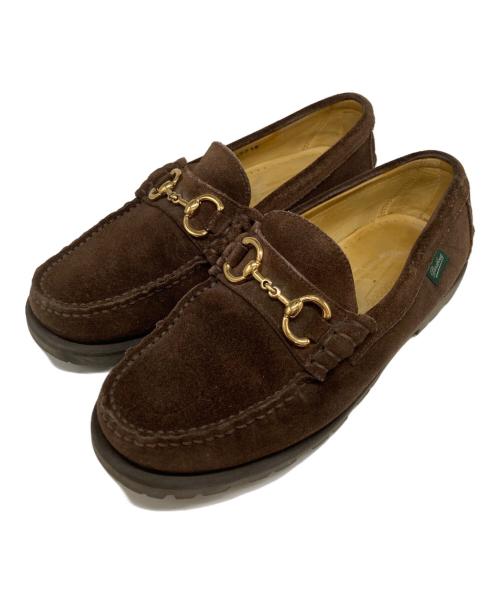 PARABOOT（パラブーツ）PARABOOT (パラブーツ) ビットローファー ブラウン サイズ:5　1/2の古着・服飾アイテム