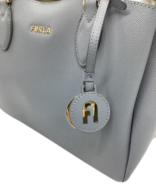 FURLA（フルラ）FURLA (フルラ) 2WAYハンドバッグ グレーの古着・服飾アイテム