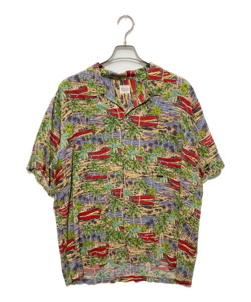 PAPAS（パパス）PAPAS (パパス) オープンカラーシャツ マルチカラー サイズ:Lの古着・服飾アイテム