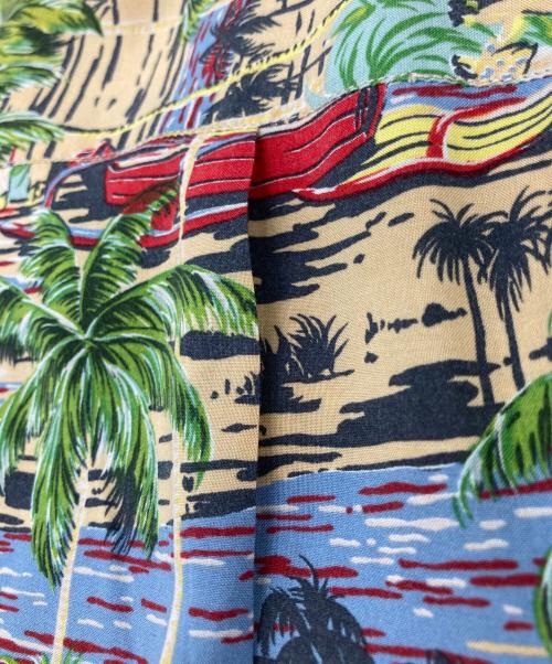 PAPAS（パパス）PAPAS (パパス) オープンカラーシャツ マルチカラー サイズ:Lの古着・服飾アイテム