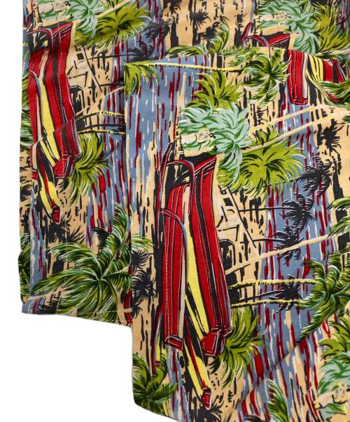 PAPAS（パパス）PAPAS (パパス) オープンカラーシャツ マルチカラー サイズ:Lの古着・服飾アイテム