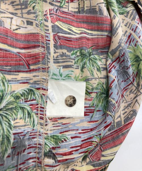 PAPAS（パパス）PAPAS (パパス) オープンカラーシャツ マルチカラー サイズ:Lの古着・服飾アイテム