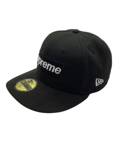 SUPREME（シュプリーム）SUPREME (シュプリーム) New Era (ニューエラ) 25SS Champions Box Logo New Era チャンピョンズ ボックスロゴ 6パネルキャップ 59FIFTY ブラック サイズ:7 1/4 (57.7cm)の古着・服飾アイテム