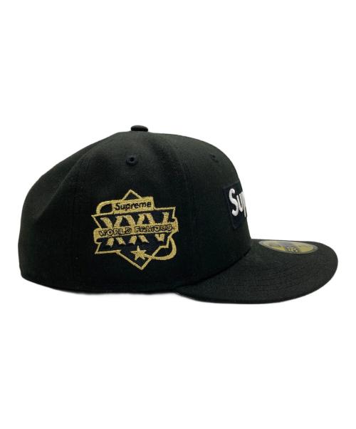 SUPREME（シュプリーム）SUPREME (シュプリーム) New Era (ニューエラ) 25SS Champions Box Logo New Era チャンピョンズ ボックスロゴ 6パネルキャップ 59FIFTY ブラック サイズ:7 1/4 (57.7cm)の古着・服飾アイテム