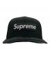 中古・古着 SUPREME (シュプリーム) New Era (ニューエラ) 25SS Champions Box Logo New Era チャンピョンズ ボックスロゴ 6パネルキャップ 59FIFTY ブラック サイズ:7 1/4 (57.7cm)：9000円