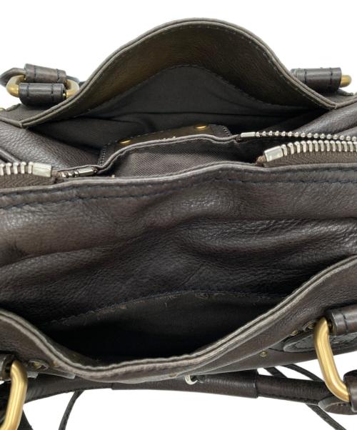 Chloe（クロエ）Chloe (クロエ) ボーリング レザーハンドバッグ  / パディントン ブラウンの古着・服飾アイテム