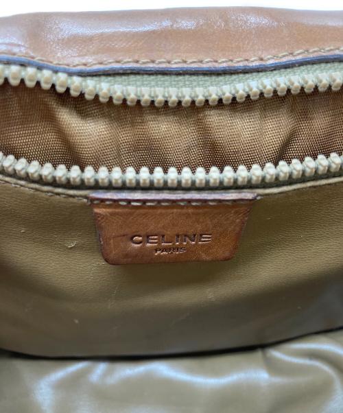 CELINE（セリーヌ）CELINE (セリーヌ) マカダム柄ショルダーバッグ ブラウンの古着・服飾アイテム
