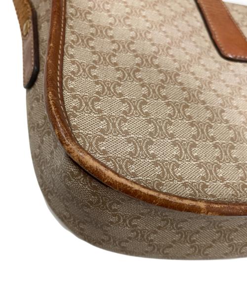 CELINE（セリーヌ）CELINE (セリーヌ) マカダム柄ショルダーバッグ ブラウンの古着・服飾アイテム