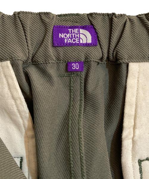 THE NORTHFACE PURPLELABEL（ザ・ノースフェイス パープルレーベル）THE NORTHFACE PURPLELABEL (ザ・ノースフェイス パープルレーベル) Stretch Twill Wide Tapered Field Pants カーキ サイズ:30の古着・服飾アイテム