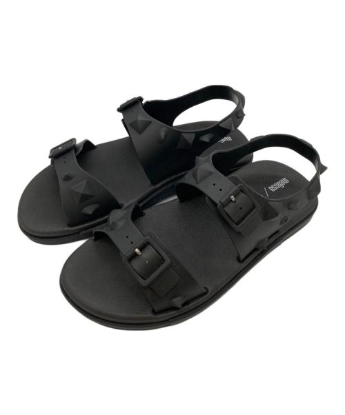 melissa（メリッサ）melissa (メリッサ) UNDERCOVER (アンダーカバー) スパイクサンダル / ストラップサンダル ブラック サイズ:24cmの古着・服飾アイテム